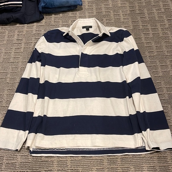 J. Crew Tops Jcrew Rugby Shirt Poshmark